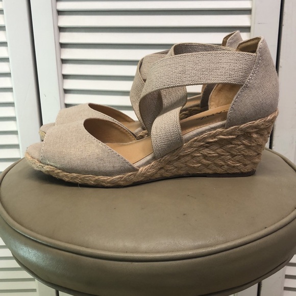 Solanz Helena Jute Espadrilles Wedge Sz 8 - Picture 5 of 10